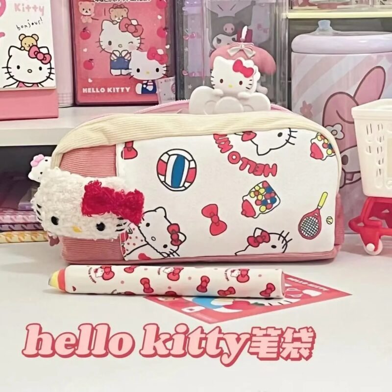 Hello Kitty Canvas Pencil Case